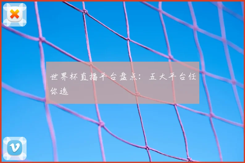 世界杯直播平台盘点:五大平台任你选